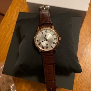 NWT Tissot Premium Carson Automatic Leather Strap Watch, 30mm